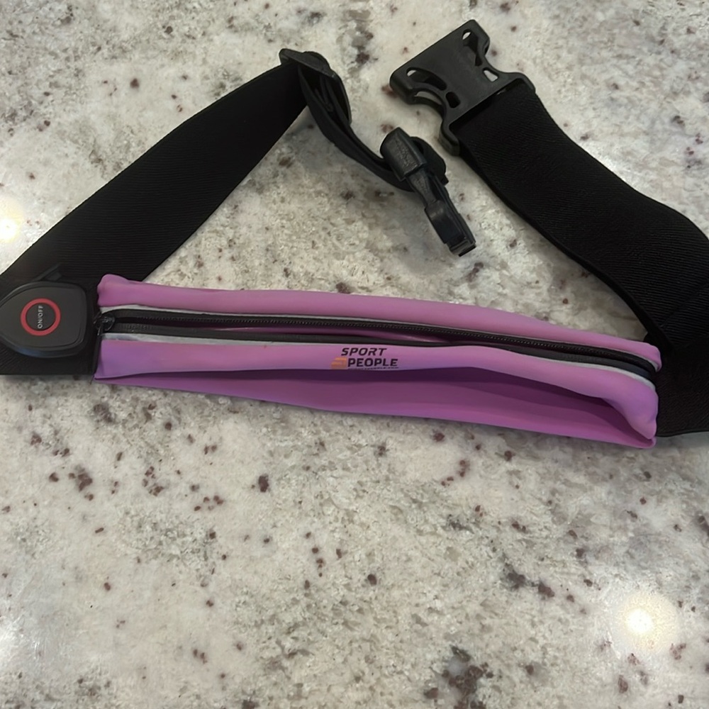 Light up running belt